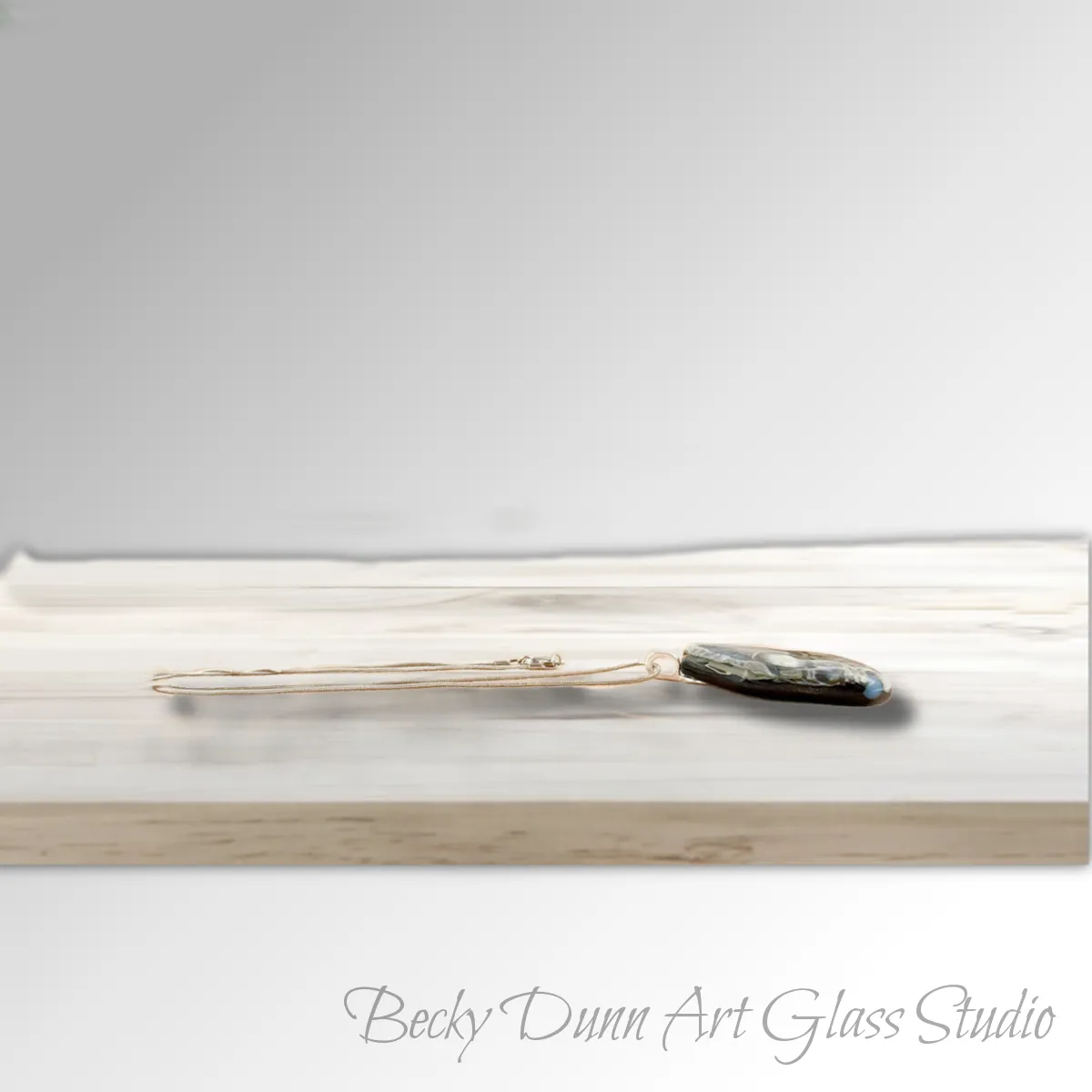 Becky Dunn Art Glass Studio 1351 free form Neo mix side